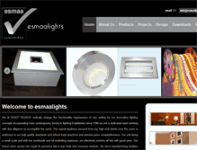 Tablet Screenshot of esmaalights.com